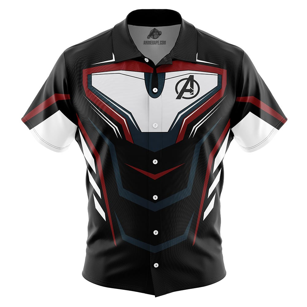Avengers Marvel Button Up Hawaiian Shirt