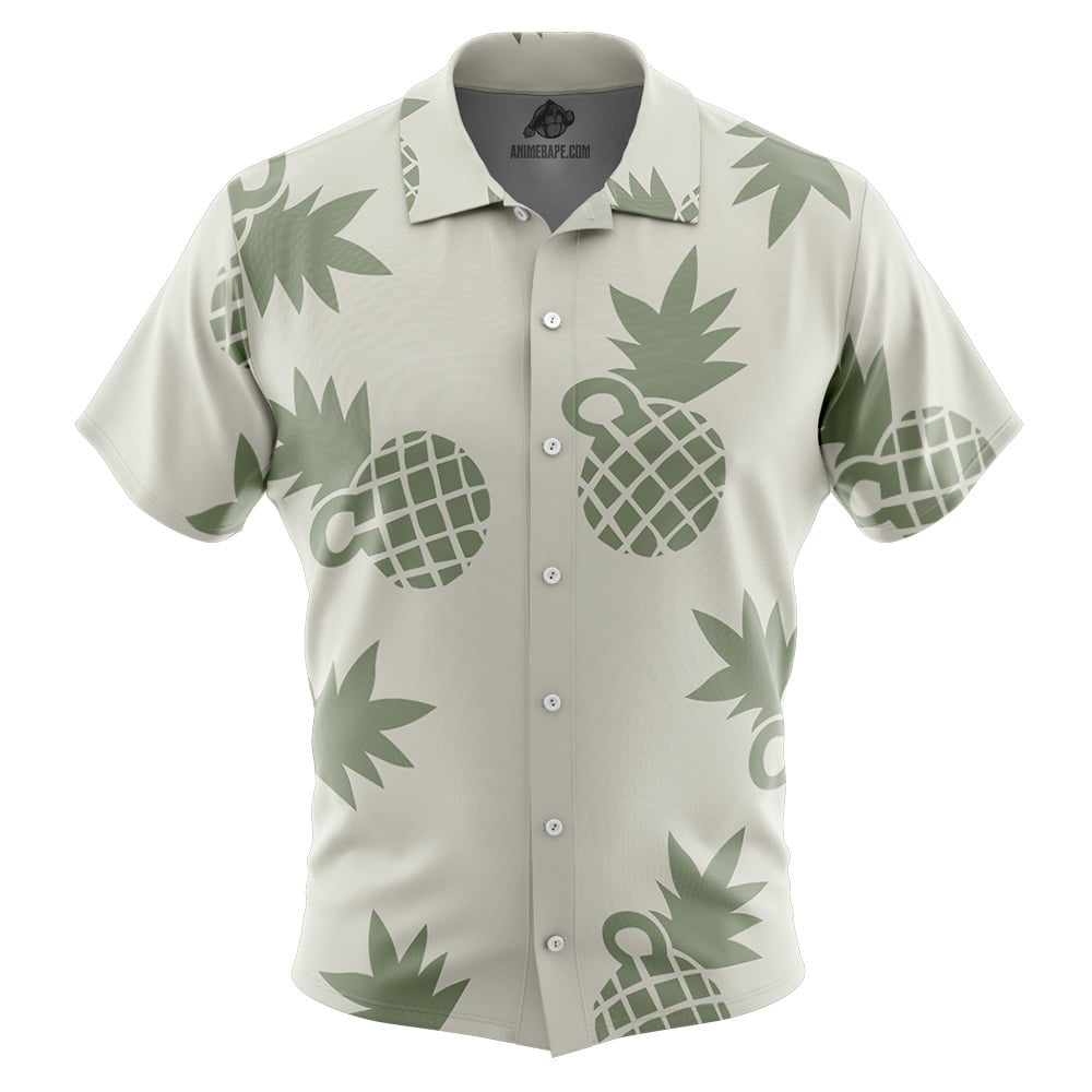 Boiled Sakamoto Days Button Up Hawaiian Shirt