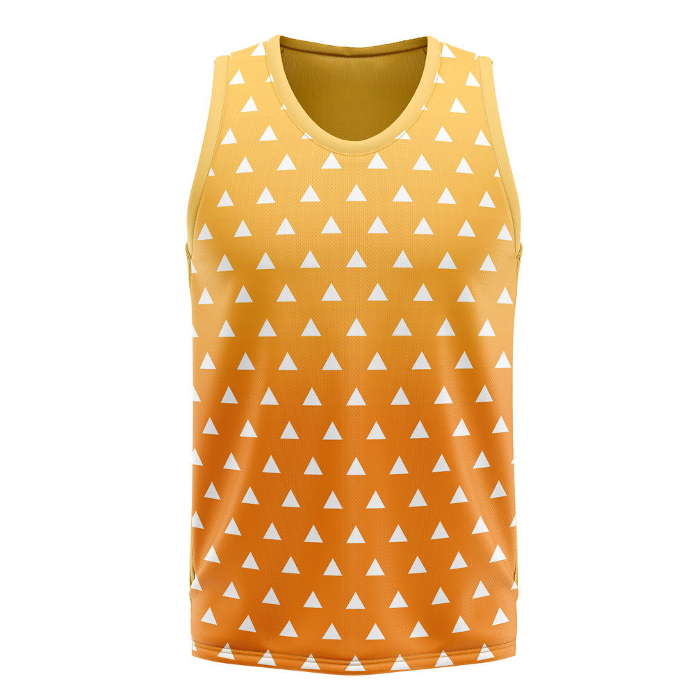 Zenitsu Agatsuma Demon Slayer Basketball Jersey
